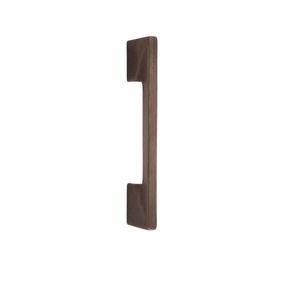 Poignée d'entrée Luxe Lock Majestic Aura Premium Door Pull en noir mat et or pour portes en bois haut de gamme - Product Image 1