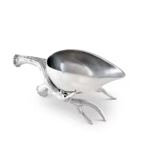 Llamativos cuencos para servir ensaladas chapados en plata, atractivo diseño de lujo para decoración de mesa y platos para servir y uso de presentación - Product Image 1