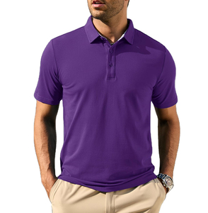 2025 nouveau élégant et confortable hommes Polo Design nouveauté Street Wear col rond coton chemise pour hommes polos - Product Image 1
