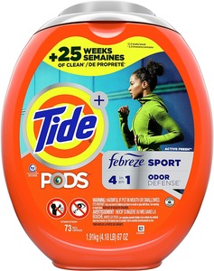 Tide Commercial Laundry PODS Detergent 63 Count High Efficiency Solid <b>Cleaner</b> for Restaurant Uniforms and Kitchen Textiles - Product Image 2