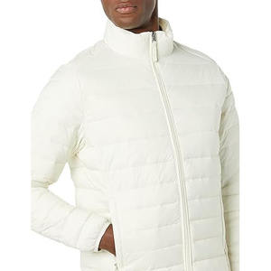 Pakistan High Street Logo personnalisé Veste d'hiver bouffante pour hommes Tissu léger Bulle Design Stand Zipper Plus Size High OEM Service - Product Image 4