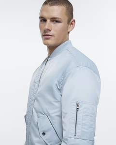 Veste bomber matelassée pour homme sur mesure OEM ODM, à capuche, devant droit, chaude, pour le sport d'hiver, décontractée, confortable, respirante, coupe-vent - Product Image 4