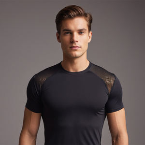 Camiseta de Cuello Redondo para Hombre, Confeccionada con Tela de Algodón Suave para Comodidad Durante Todo el Día, Perfecta para la Oficina, Viajes Casuales y Momentos de Relajación - Product Image 5