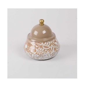 Bol à chocolat au design fantastique en fer poli argent et or, serveur de noix à prix acceptable - Product Image 5