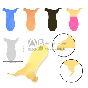 Outil de levage de cils en forme de Y réutilisable en acier inoxydable de qualité supérieure peigne argenté brossé pour extensions de cils - Product Image 2