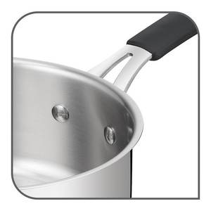 Casserole profonde Lagostina TEMPRA 20 cm en acier inoxydable, finition chromée polie, série de casseroles - Product Image 2