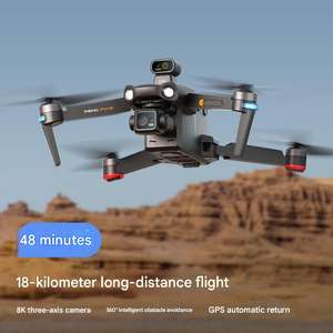 Dron S810 con Evitación de Obstáculos, Resolución FHD 1080p, Tiempo de Vuelo de 10-20 Minutos, Transmisión de 18 km para Fotografía Aérea Profesional - Product Image 3