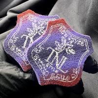 Patch brodé personnalisé en chenille, thermocollant ou à coudre, avec logo ou lettres, pour vestes, chapeaux, casquettes, uniformes et vêtements, en gros