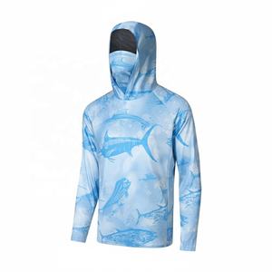Ropa de Pesca Transpirable con Estampado Digital de Poliéster y Algodón para Adultos, Sudadera con Capucha, Novedad 2026 - Product Image 4