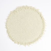 Napperon Perlé Fait Main de Luxe Écologique sur Mesure en Perles de Caoutchouc Brodé Inde GALORE 10mm d'Épaisseur
