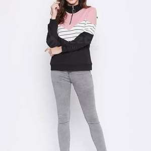 Sweat-shirts d'hiver personnalisés pour femmes, style streetwear, avec logo sur le devant, manches longues, respirants, 100% coton - Product Image 6