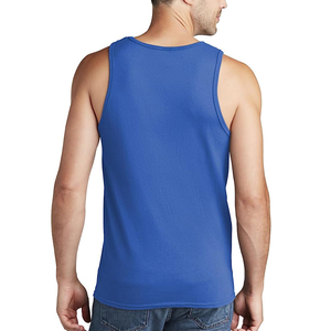 Débardeur de sport pour homme personnalisé, de haute qualité, 100% coton respirant, tricot décontracté, technique de lavage, impression OEM ODM - Product Image 3