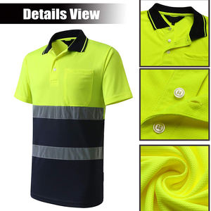 La mejor alta calidad Hi Viz Polos Tallas grandes Ling longitud Transpirable/Polos de secado rápido hechos en Pakistán - Product Image 5