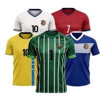 Camiseta de Fútbol Estilo Selección Nacional 2026, Diseño Profesional, Nombre y Número, Uniforme de Fútbol para Adultos y Adolescentes