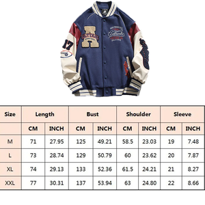 Chaquetas universitarias, chaquetas Letterman Turn Down Shoulder Baseball College Jacket Pakistán Precio de fabricación con cuero genuino - Product Image 6