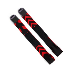 ผ้าพันมือมวยใส่สบายสำหรับฟิตเนสเพาะกายสไตล์ที่เป็นเอกลักษณ์สีแดงและสีดำสำหรับงานหนัก - Product Image 5