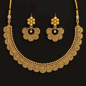 Nouvelle collection d'ensembles de colliers anciens 44 Gm pour mariage et fête ensembles de bijoux de mode disponibles en vrac - Product Image 1