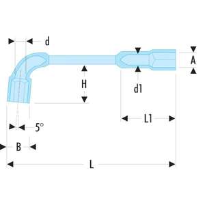 ประแจบล็อกเปิดหกเหลี่ยม Facom แบบฟอร์จ ขนาด 12 x 6 จุด คุณภาพสูง - Product Image 2