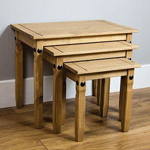 Elegante juego de mesa de anidación diseñado para la funcionalidad en cabañas de casas pequeñas o dormitorios de estudiantes que necesitan ahorrar espacio - Product Image 6