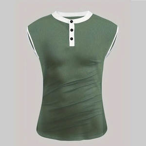 เสื้อกล้ามออกกำลังกายสำหรับผู้ชายเสื้อกล้ามออกกำลังกายผ้าถักระบายอากาศได้ดี - Product Image 6