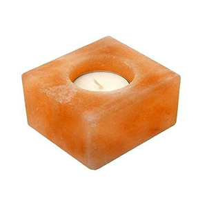 2025 élégant Himalayan Rock Salt Tea Light Bougeoir Décoration de maison de luxe avec cristal naturel sculpté de Style amour Fabriqué - Product Image 5
