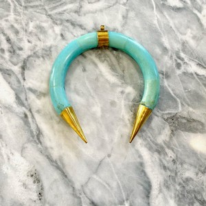 Recién llegado, collar con colgante de cuerno de buey con diseño único de Luna y bloqueo, estilo clásico de India, tamaño personalizable, el mejor precio - Product Image 5