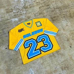 Jersey de fútbol americano 2025, ropa de calle personalizada para hombre, Jersey corto de gran tamaño con sublimación de malla de algodón pesado de alta calidad - Product Image 6