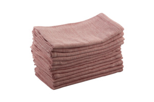 Ensemble de serviettes de cuisine tissées durables à séchage rapide en coton recyclé noir Chambrey carré de serviette pour la maison hôtels restaurants enfants - Product Image 2