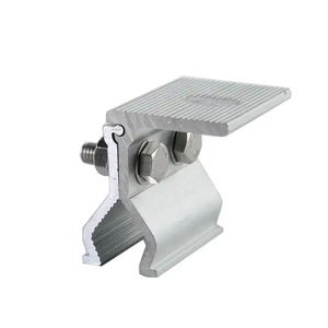 Aluminum Solar Mounting Bracket Hex Head M10 Bolt Joint Permanent <b>Silver</b> 20mm Diameter Hot <b>Dipped</b> Galvanized - Product Image 1