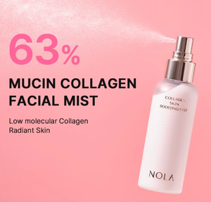 NOLA Korean Premium 100ml Brume de collagène stimulante pour la peau, éclaircissante, anti-rides, niacinamide, extrait de racine d'adénosine, tous types de peau - Product Image 4