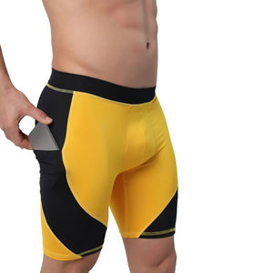Short de compression athlétique taille haute avec poches, coupe ajustée, séchage rapide, short de course pour entraînement de yoga, à prix de gros, nouveauté - Product Image 2