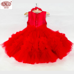 เดรสแบบเป็นชั้นยาวถึงเข่าสำหรับงานปาร์ตี้คริสต์มาสอีฟ - Product Image 2