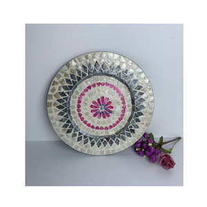 Hot Design <b>Round</b> Boho Mother of Pearl <b>Placemat</b> Sea Shell Wedding Charger Tablemat Stylish Dining Decorative Mats & Pads - Product Image 2