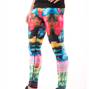 Leggings de compression pour hommes pour la gym et la course - Spandex/Polyester, antibactériens, anti-UV, respirants, taille élastique, service OEM disponible - Product Image 2