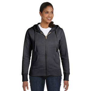 เสื้อฮู้ดดี้ผ้าฝ้ายแท้ 100% หนานุ่ม คุณภาพสูง ซิปหน้า บุซับในกันหนาว ย้อมสีแบบ Garment Dyed เป็นมิตรต่อสิ่งแวดล้อม สำหรับผู้หญิง - Product Image 4