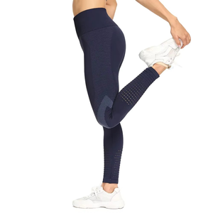 Mallas de entrenamiento para mujer, pantalones deportivos elásticos transpirables, Control de barriga, ropa de gimnasio para Yoga - Product Image 1