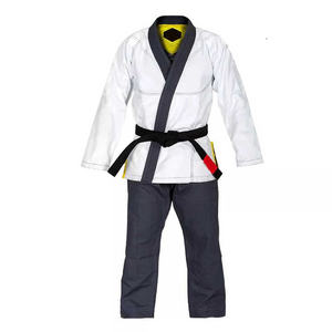 Jiu-jitsu léger pour hommes femmes et enfants avec une ceinture blanche Vêtements décontractés Tissu Design Jiu-Jitsu Uniforme - Product Image 1