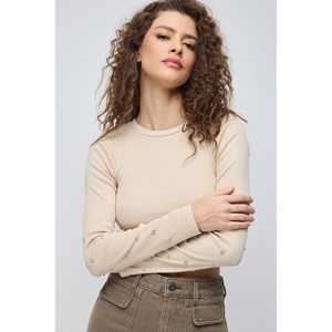 T-shirt à manches ornées de perles et de pierres - Product Image 1