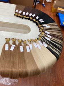 Usine directe russe vierge Extensions de cheveux pleine cuticule alignée en vrac droite vague d'eau peut être teint blanchi blond naturel - Product Image 3