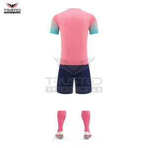 2025-26 Hot Selling Soccer Uniform Short Sleeve 100% Polyester Customized Colors High Quality Quick Dry & Breathable Wholesale - Product Image 3