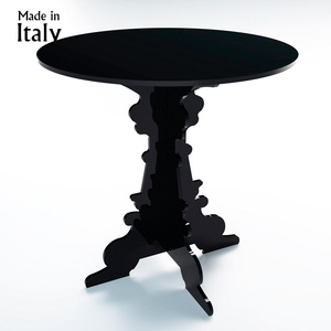 Mesa auxiliar de acrílico transparente moderna italiana Novecento L60xH61 cm para muebles de baño y sala de estar en apartamento y Villa - Product Image 4