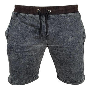 กางเกงขาสั้นผ้าตาข่ายสำหรับผู้ชายผ้าคอตตอนฟอกสีกรดลายกลางเอวสูงดิจิทัลตามสั่งฤดูร้อน - Product Image 6