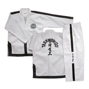Uniforme de Taekwondo Unisexe Personnalisable Fabriqué en Usine à Partir de Tissu en Coton Respirant Vêtements d'Arts Martiaux à Vente Chaude - Product Image 4