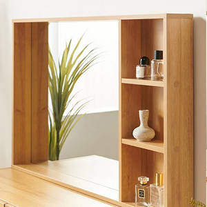 โต๊ะเครื่องแป้งไม้สักเนื้อแข็งสำหรับแต่งหน้าโต๊ะเฟอร์นิเจอร์ห้องนอนไม้เฟอร์นิเจอร์บ้าน - Product Image 2