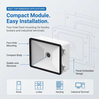 Module de lecteur de codes-barres intégré WCMI avec interfaces USB TTL RS232 pour système de stationnement, casier intelligent et équipement de point de vente