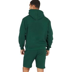 Ensemble tendance pour homme : sweat à capuche et short en coton et polyester léger, idéal pour l'été, la gym, l'entraînement, le streetwear, personnalisable OEM - Product Image 3