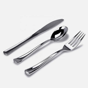 Modern <b>Gold</b> Brass Round Luxury Handle Stainless Steel Silverware Cutlery Set Royal Stainless Steel Cutlery Set - Product Image 3