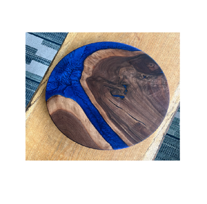 Wholesale Supplier Wood & Resin <b>Lazy</b> <b>Susan</b> Direct Factory Acacia Wood Resin Cake Sweet Serving <b>Lazy</b> <b>Susan</b> - Product Image 5