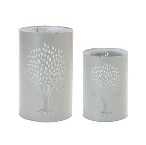 Beautiful Ceramic Metal Tabletop Votive Holder Indoor/<b>Outdoor</b> Tealight Candle Holder Wedding Party Decoration Home Hotel Office - Product Image 1