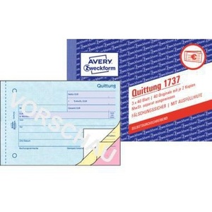 Papel Autocopiativo Avery Zweckform DIN A6 Horizontal, 2 Copias, 3 x 40 Hojas - Product Image 1